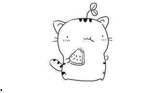 吃瓜娃娃绘画教案,趣味盎然的创意之旅