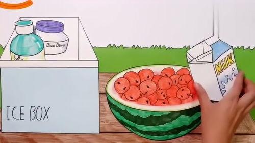 吃瓜定格动画照片图片