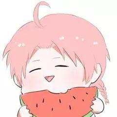 安静吃瓜动漫图片,动漫世界里的悠闲时光